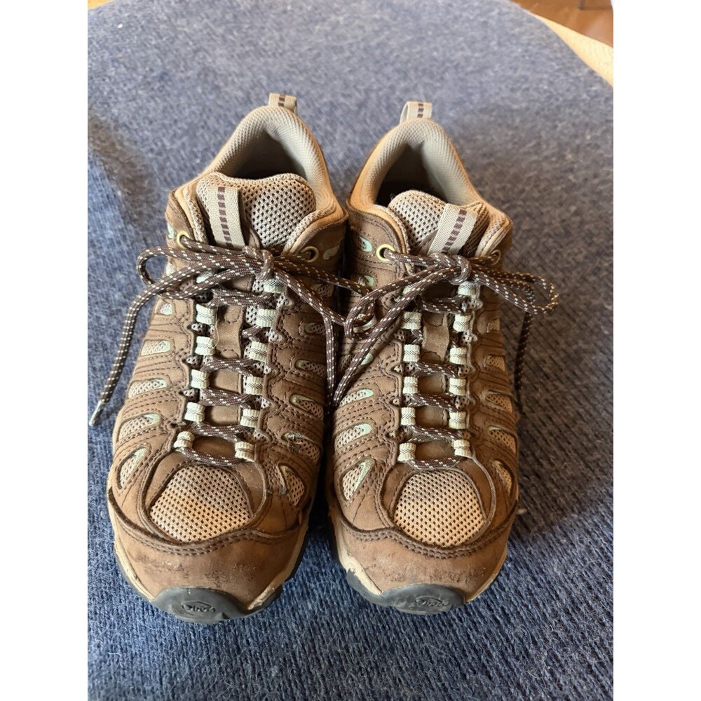 OBOZ Sawtooth II Hiking Shoes Low Bdry Waterproof Lace Up Brown Trail sz 10